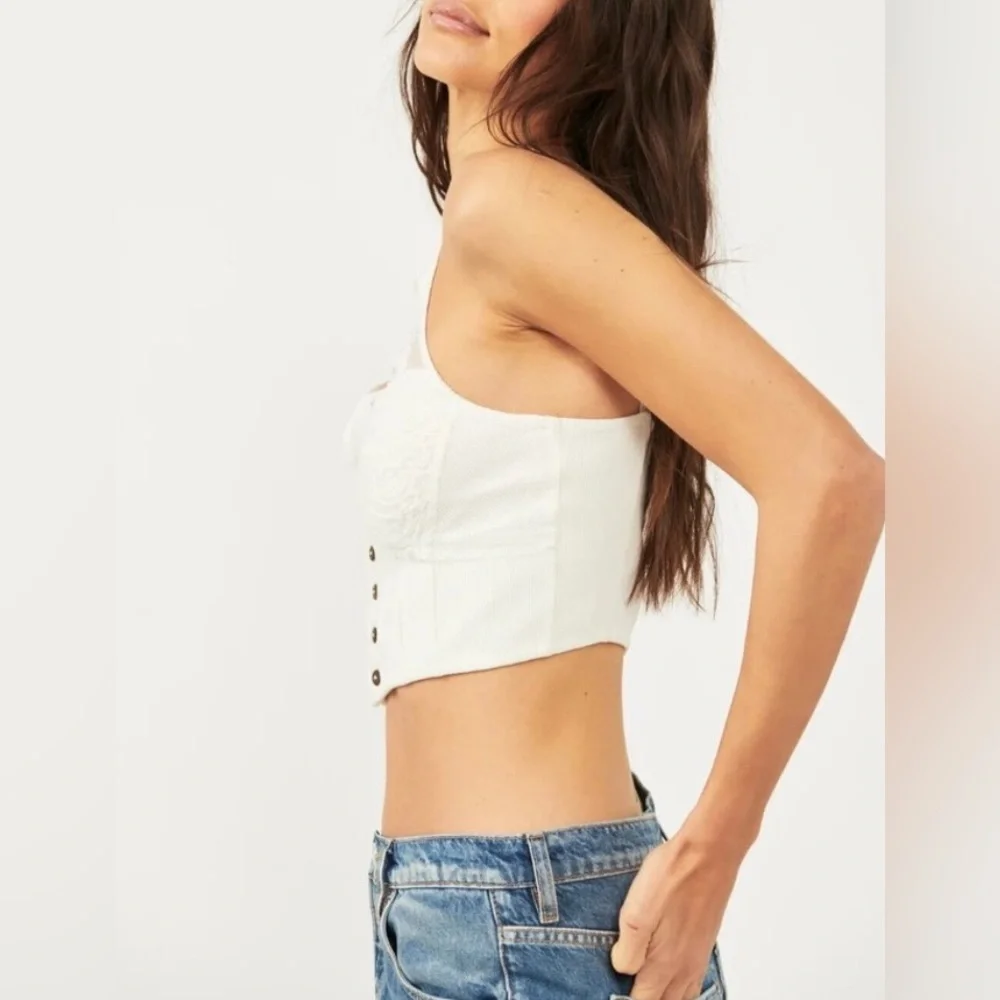 NWOT Free People Have My Heart Top